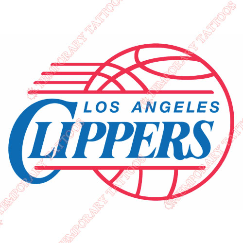 Los Angeles Clippers Customize Temporary Tattoos Stickers NO.1043